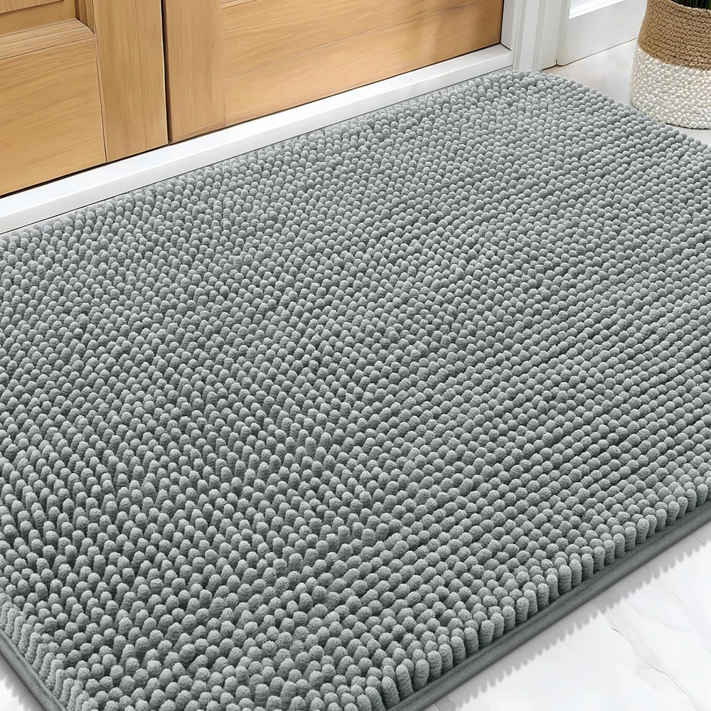 Dog Door Mat for Muddy Paws Absorbs Moisture and Dirt, Absorbent Non-Slip Washable Doormat 1005012045341875