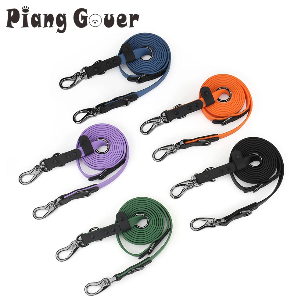 Pet Double-ended Dog Leash with 2 Hooks Pet Leashes Outdoor Walk Training Traction Rope Accessories 1005012046723439