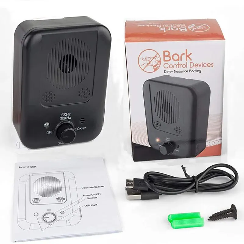 HOMEFISH Ultrasonic Barking Stop Device Dog Driving Device Noise Prevention Training Device 1005012046793600