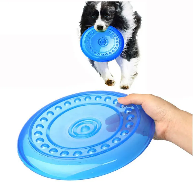 Dog Pet TPR Frisbee Toy Soft Bite Resistant Easy to Throw Multi-purpose Frisbee Toy Outdoor Dogs 1005012048792990