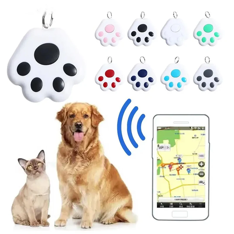 Cat Paw Mini Tracking Anti Lost Alarm Wallet Luggage Key Finder Smart Tag Tracer Mini GPS Locator 1005012051886267