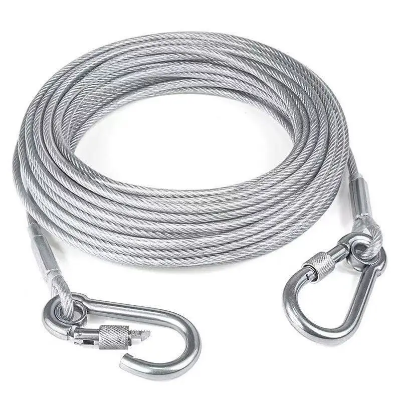 Double-Headed Dog Tie Out Cable Leash 1005012051916778