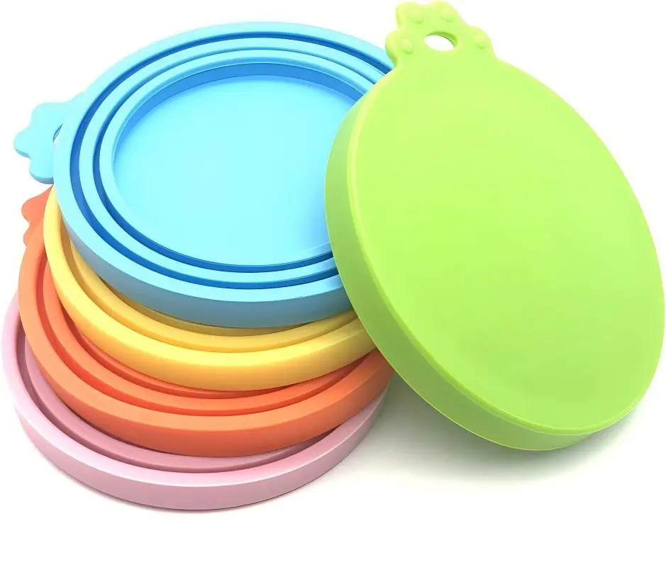 Silicone food storage pet can lid, reusable, suitable for most sizes of cat and dog food cans 1005012053799643