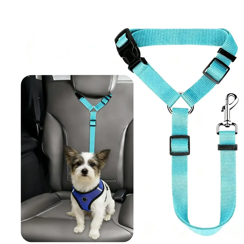 Adjustable Dog Car Safety Belt with Buckle, Retractable Vehicle Restraint 1005012054090095