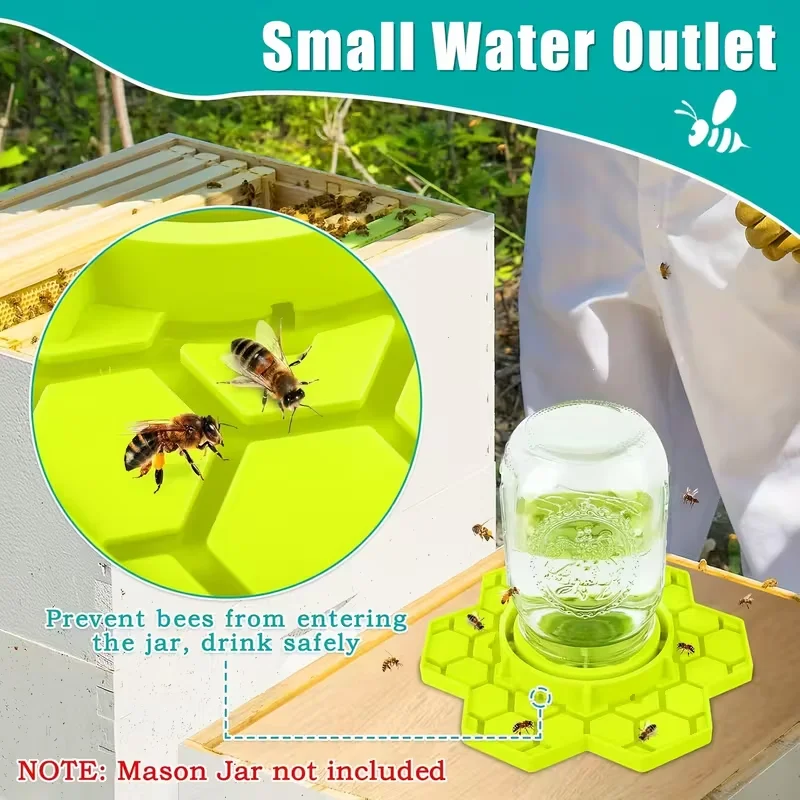 Bee Feeder Base Plate, Honeycomb Feeder, Suitable for Bees, Durable, Easy to Clean 1005012055097194