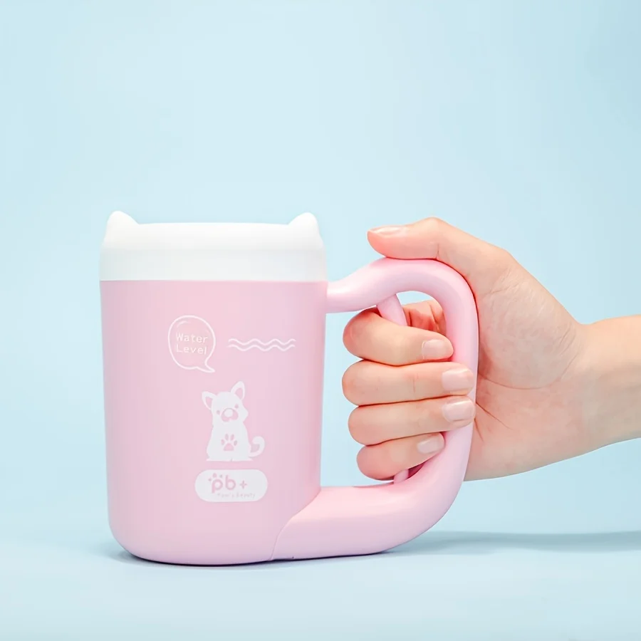 360° Dog Paw Cleaner Cup Portable Pet Paw Washer Soft Silicone Bristles Gentle Paw Cleaning Tool 1005012059536886