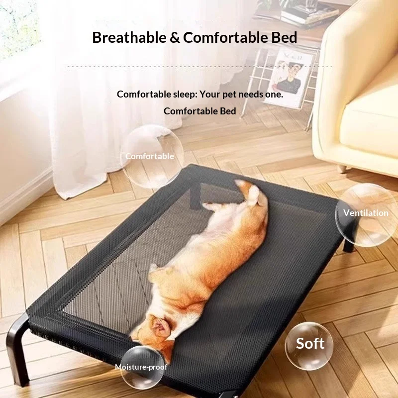 Elevated Dog Bed Cooling Breathable Washable Pet Cot All Season Outdoor Indoor Use Dog Beds Dog 1005012064208106