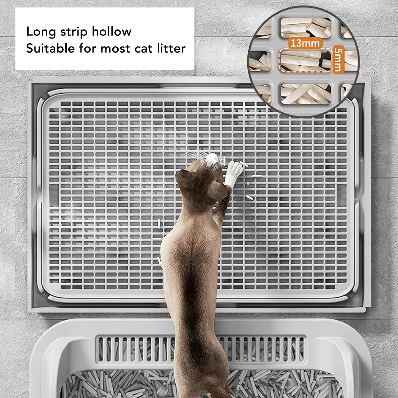 Cat Litter Trapping Mat Cat Litter Mat Spacious Double Layer Washable Anti Slip Bottom Cat Litter 1005012074381970
