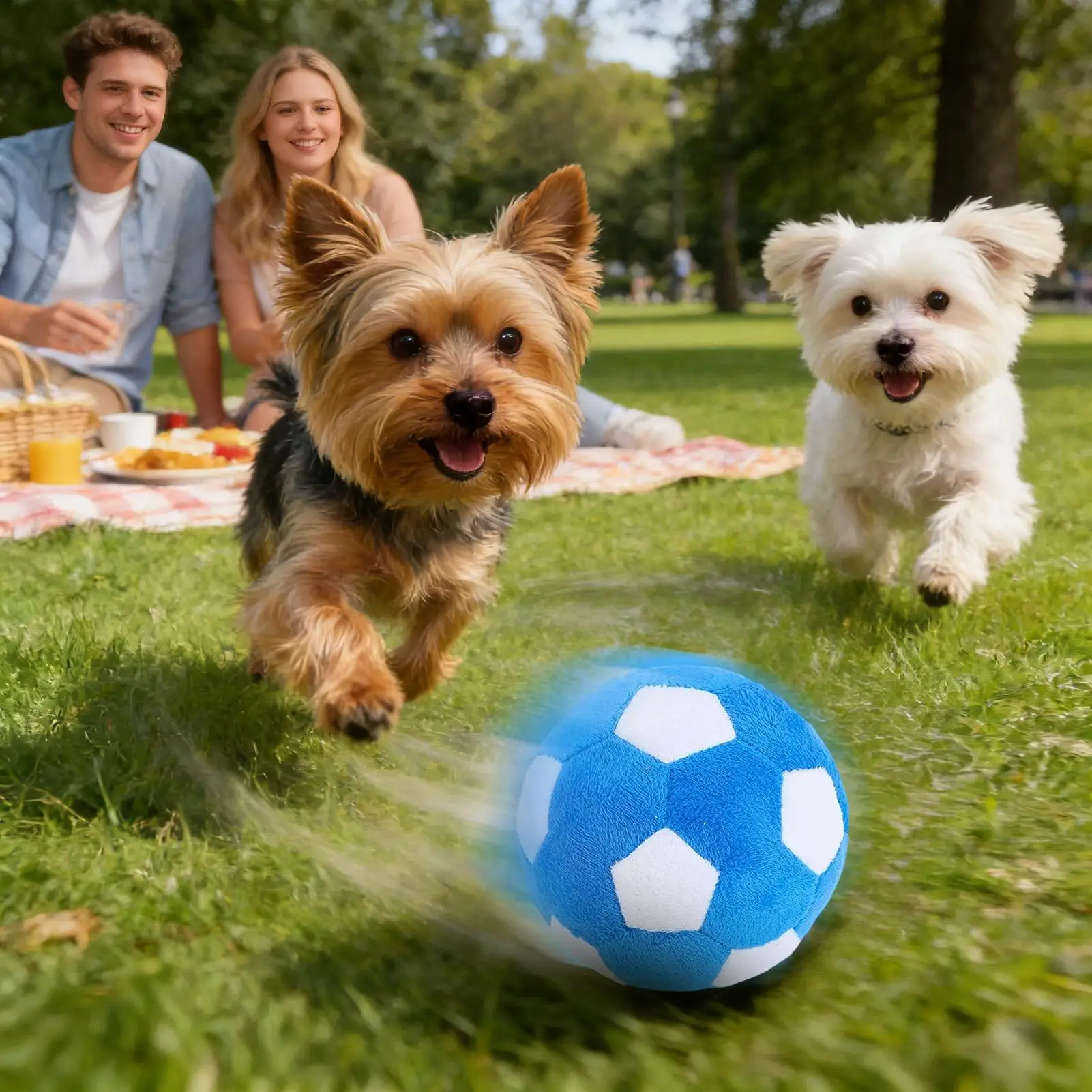 Dog Toy Ball Soft Soccer Game Plush Dog Squeaky Balls for Puppy Cat Large Medium Breed Aggressive 1005012077087825