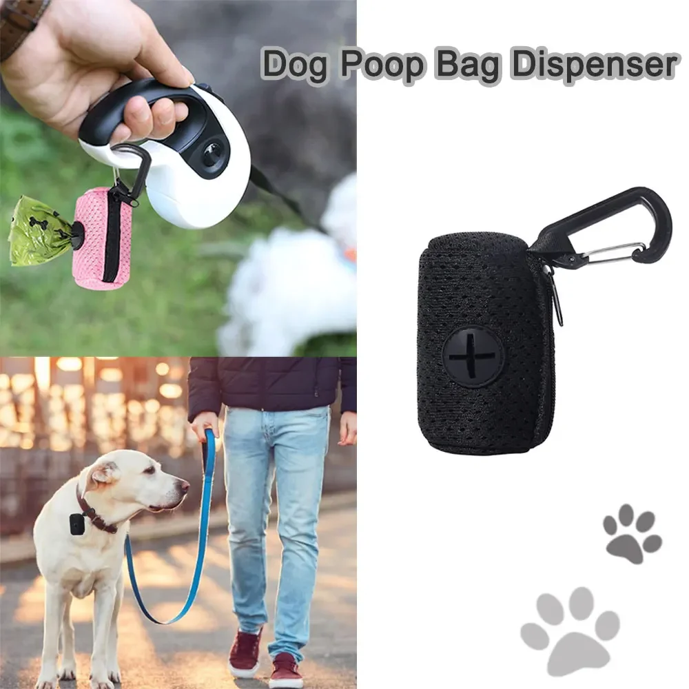 Dog Poop Bag Dispenser Hangingable Dog Poop Bag Holder Poo Bags Dispenser for Dogs Walking Garbage 1005012078886332