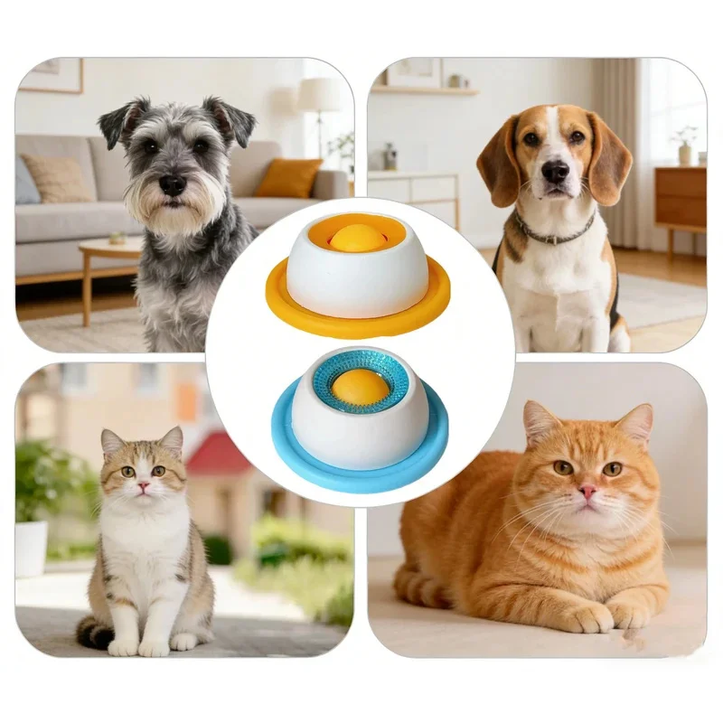 New Dog Cat Lick Mat Yogurt Plate Slow Food Feeder for Puppy Kitten 1005012081489693