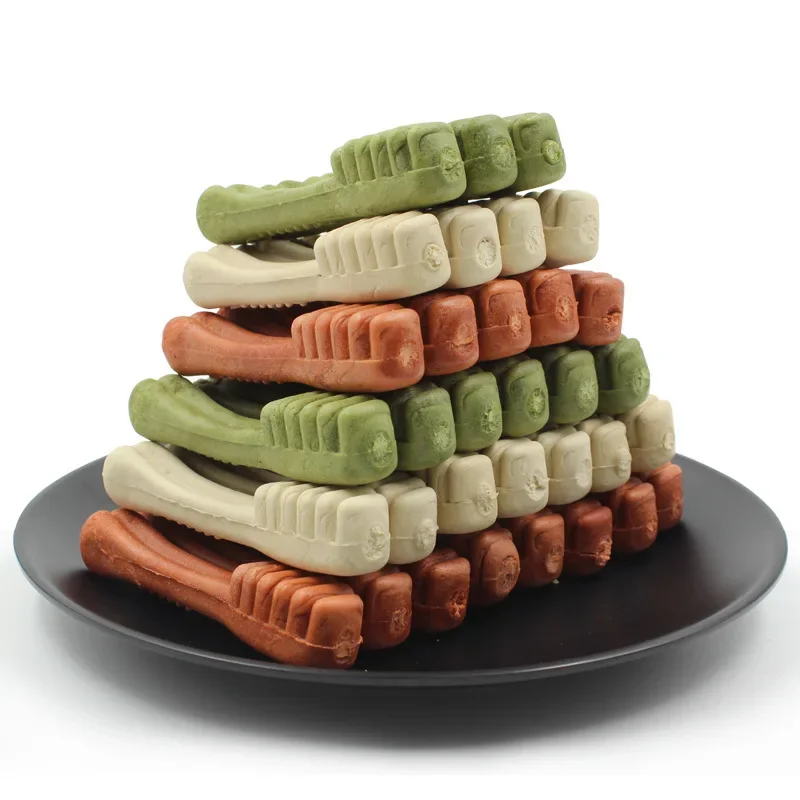 Wholesale Dog Chew Toys Beef Flavored Dental Sticks for Teeth Cleaning and Training Bite Proof 1005012082085886