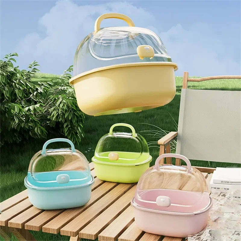Transparent Handheld Hamster Cage Outdoor Large Space Golden Retriever Hare Special Use Hamster 1005012083915336