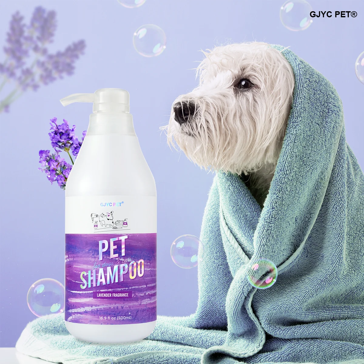 Hypoallergenic Pet Shampoo Dogs Cats-Natural Lavender Scent Deep Cleansing Deodorizing Moisturizing 1005012085553965