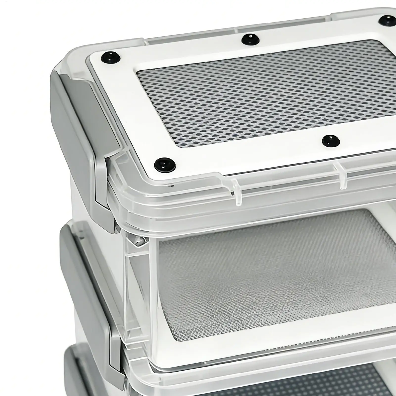 Mealworm Breeding Kit 3-Layer Silkworm Feeder Bin Corn Worm Breeder Box for Pet Parents Animal 1005012086487091