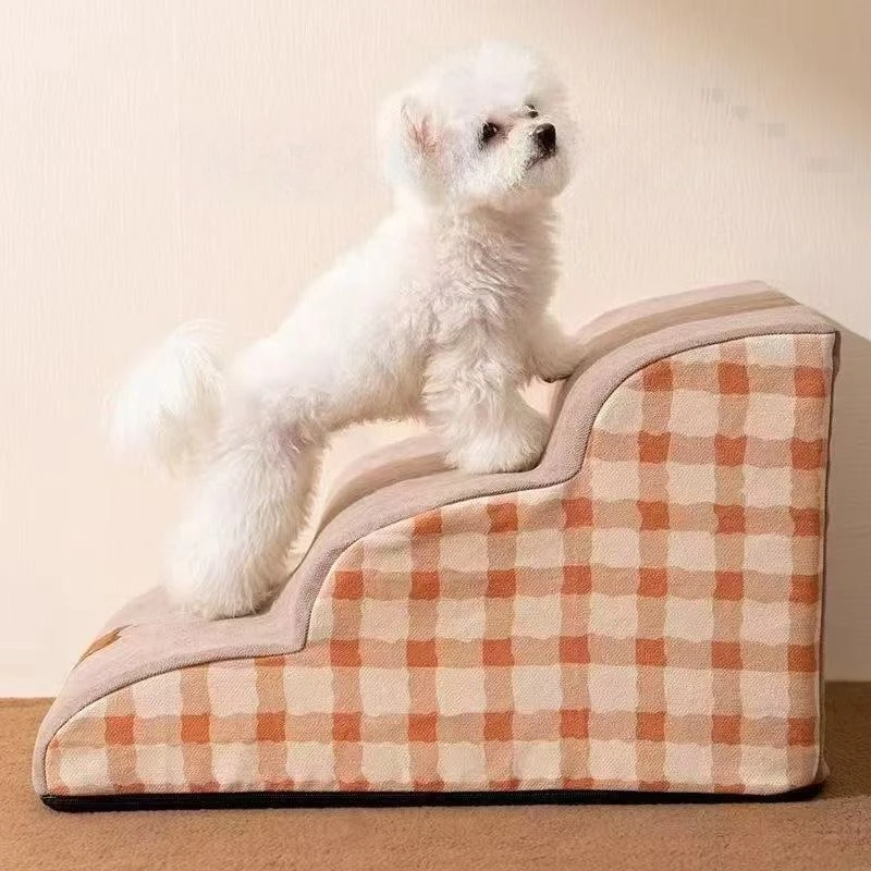 2/3 Steps High Density Foam Dog Secure Stairs Ramps Non-Slip Pet Steps for Older Dogs Pet with 1005012087063673