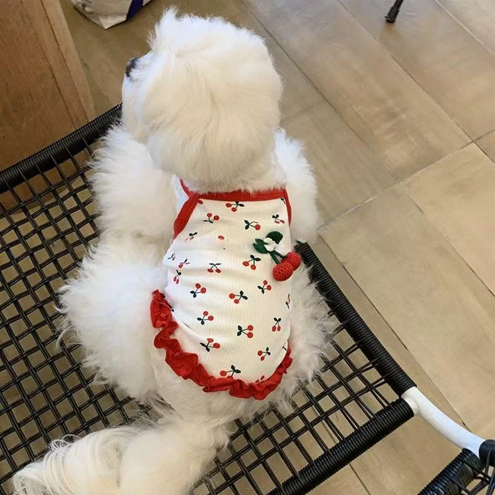 pet Vest Cat Clothing Cute Dog Clothing for Small Dog Cherry Dog Vest Summer Breathable Vest 1005012087820956