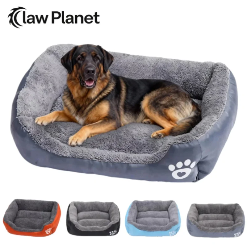 Soft Square Large Dog Sofa Elastic Dog House Cushion Winter Warm Medium Dog Bed Washable Cat Kennel 1005012087901822