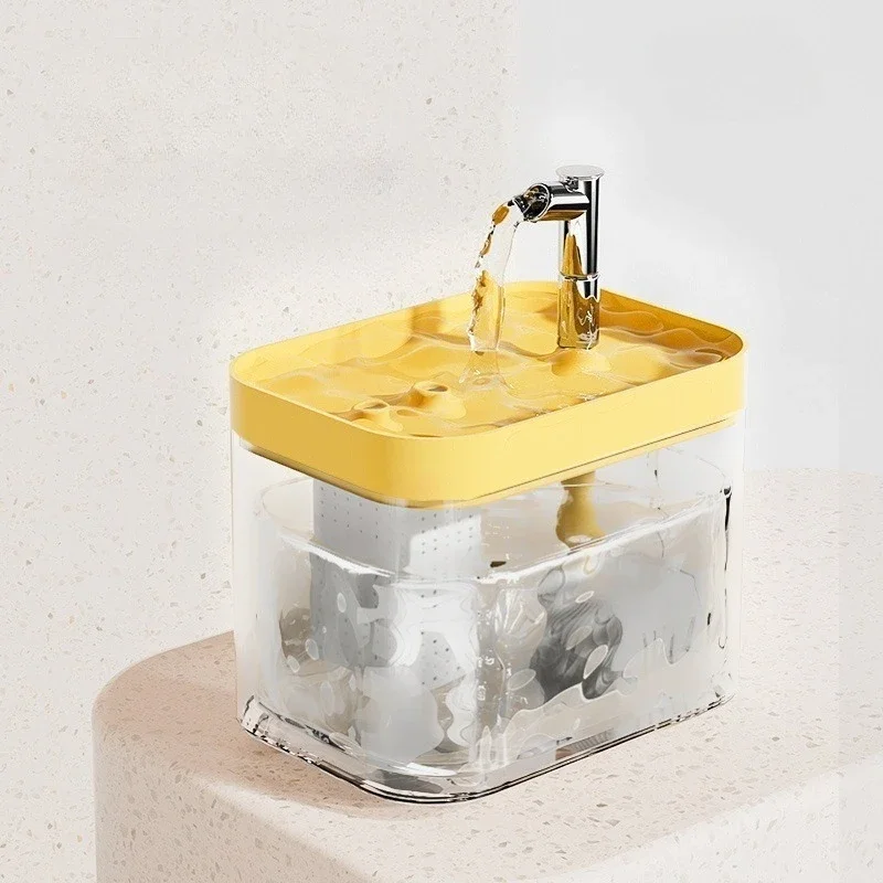 1.5L Cat Water Fountain Auto Recirculate Filter Large Capacity Filtring Cat Water Drinker USB 1005012089678614