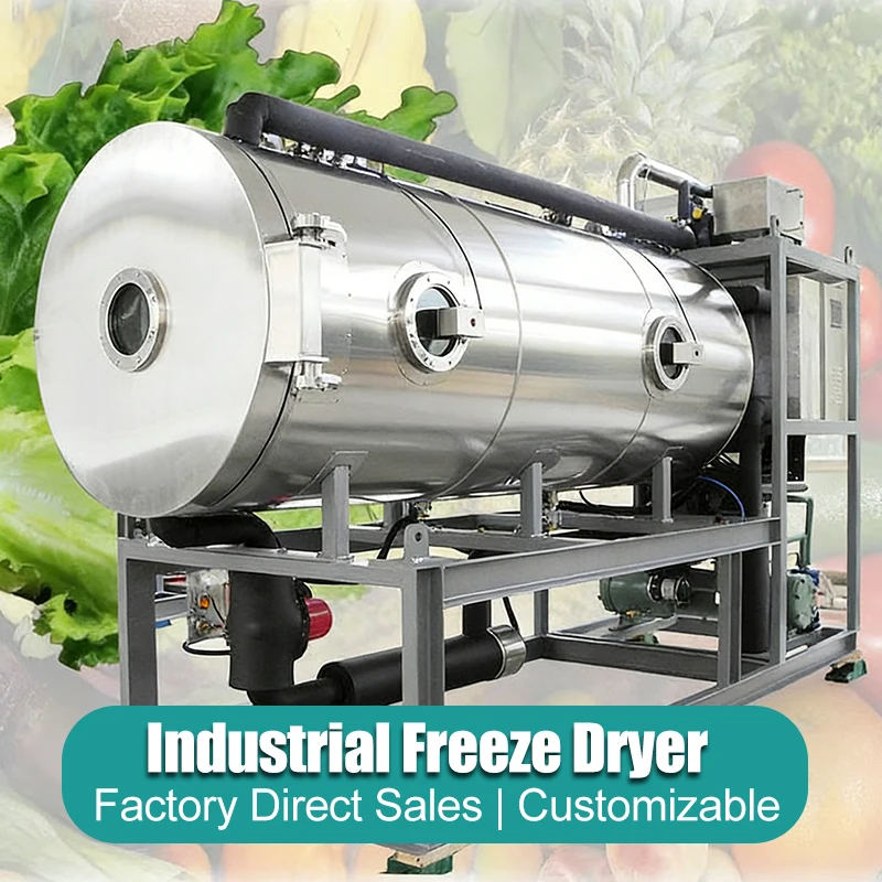 Custom Large Commercial High-Efficiency 380V 37kW Automatic Vacuum Freeze Dryer for Cat Food 1005012090022735