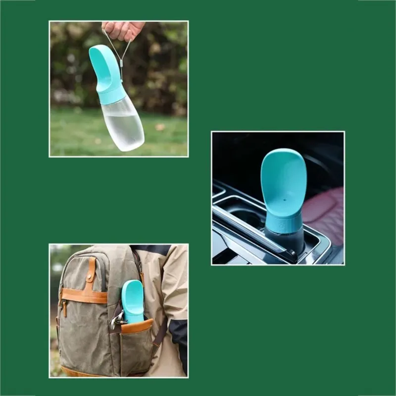 Velif-Portable PET Water Bottle for Dogs 500Ml Leak-Proof Design with Silicone Seal Perfect Travel 1005012091990967