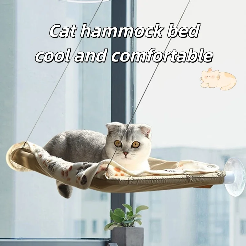 Hanging Cat Bed Aerial Cat Hammock Window Sunny Seat Kitten Climbing Frame Pet House Nest 1005012096282041