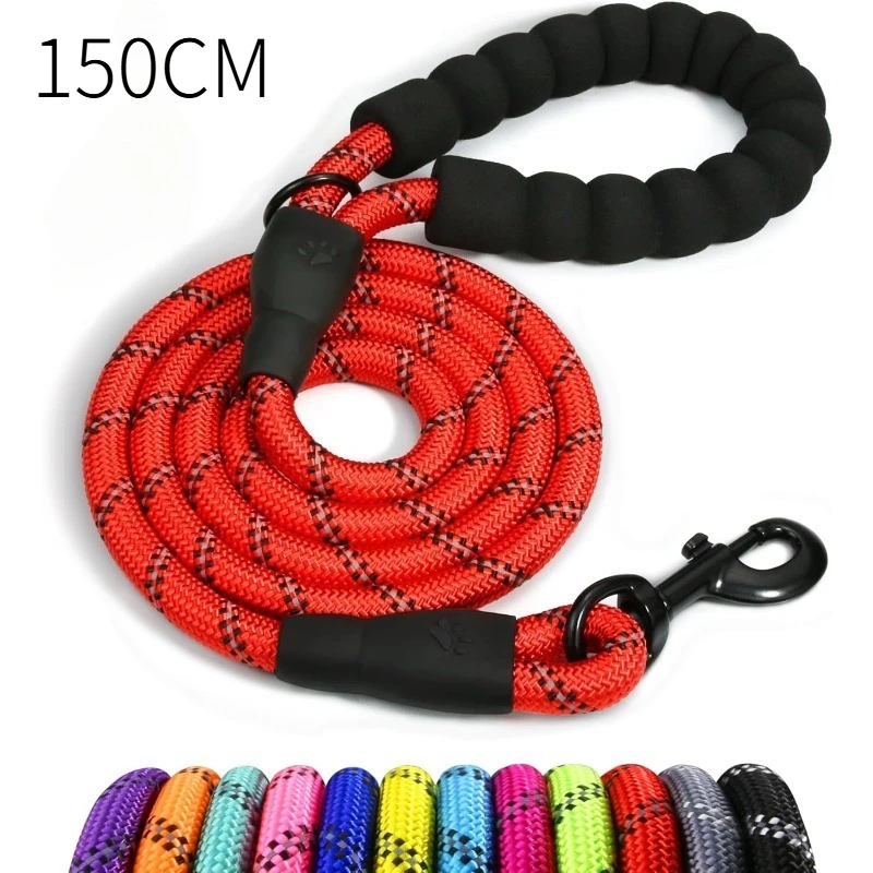 150CM Strong Dog Leash Pet Leashes Reflective Leash for Big Small Medium Dog Leash Drag Pull Tow 1005012098162315
