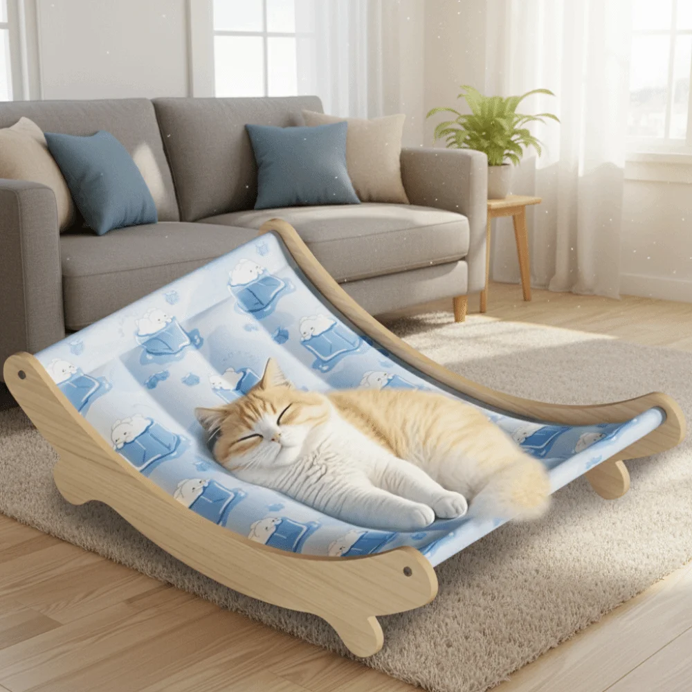 Detachable Pet Recliner Moisture-Proof Waterproof Cat Sofa Bed Comfortable Breathable Pet Rocking 1005012099981990