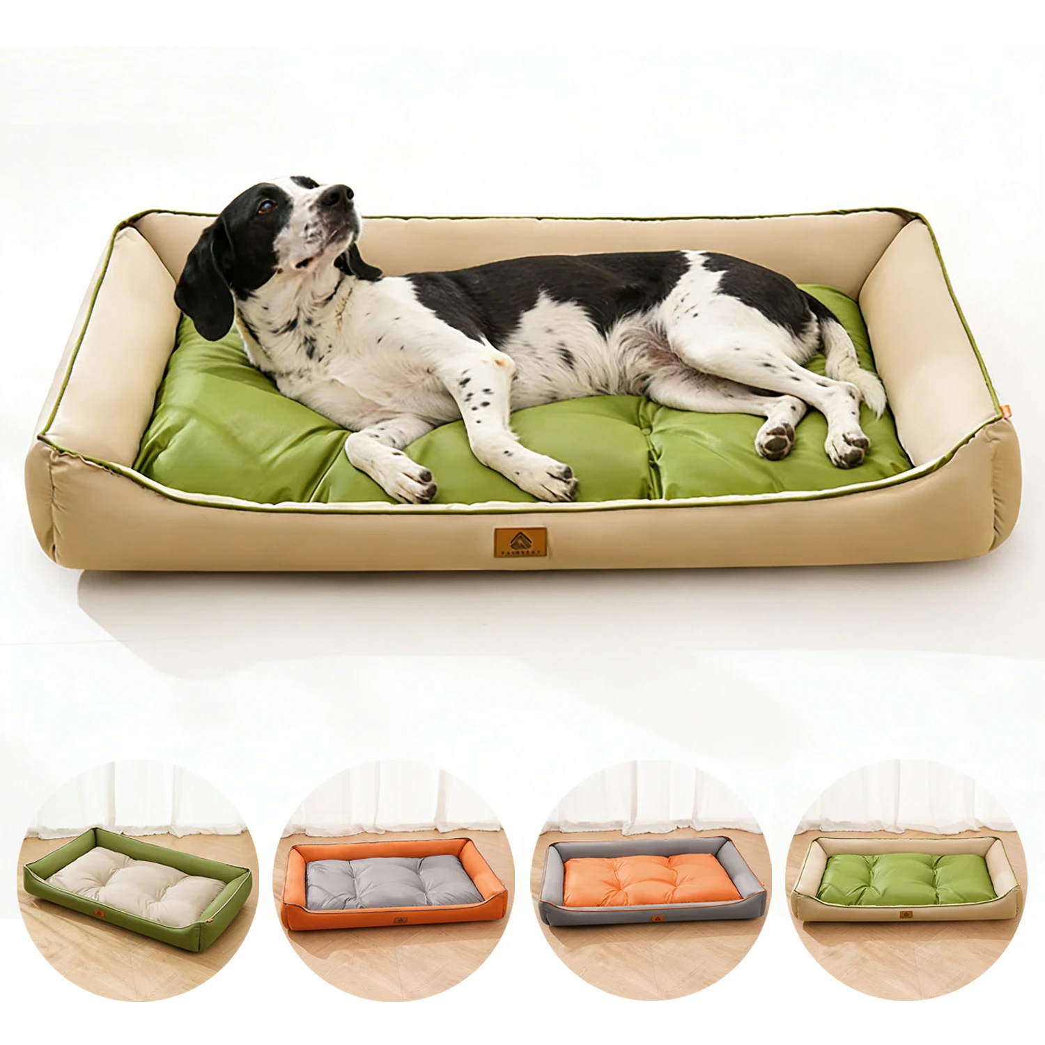 Four Season Square Dog Bed for Large Mattress Bite-Resistant Cat Soft Thickened Waterproof Sofa Pet 1005012102281208