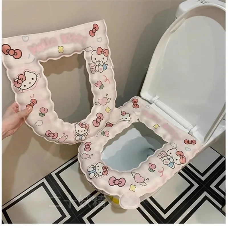 KT Cat Toilet Waterproof EVA Four Seasons Universal Household Wash-Free Thick Wipeable Seat Cover 1005012103195167