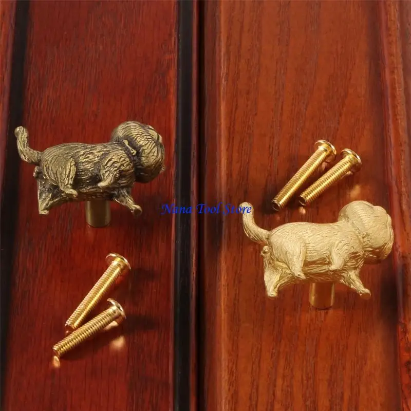 31GJ Metal Cabinet Door Handle with Lucky Cats Design Ergonomic Comfort for Easy Installation Home 1005012103693521