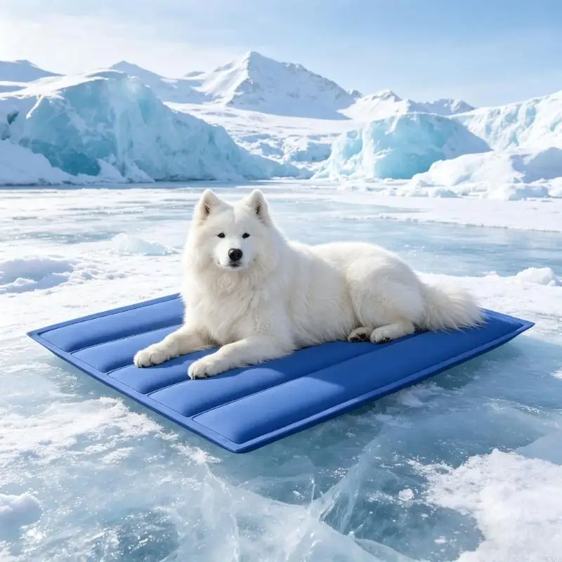 Dog Cooling Mat with Gel Technology Breathable Fabric for Hot Weather Resistant to Scratching 1005012107762556