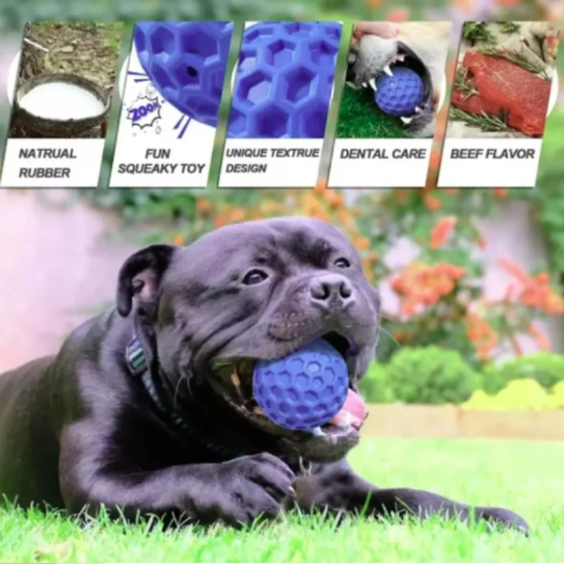 Durable Rubber Dog Chew Ball Toy for Aggressive Chewers 1005012109504742