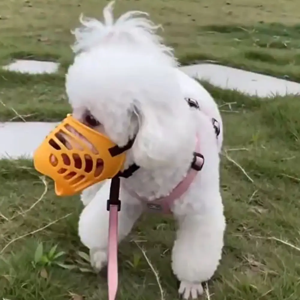 Dog Accessories Anti-biting Silicone Dog Muzzle Anti-barking Breathable Dog Mouth Guard Adjustable 1005012110650448