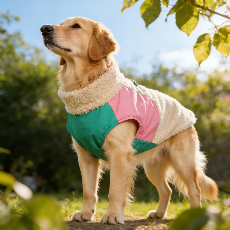 The dog lambskin material autumn and winter jacket is warm and comfortable 1005012111215920