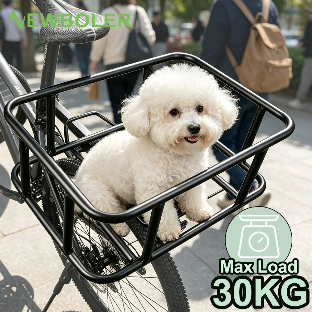 Bike Pet Cat Dog Carrier Bike Basket Rear Bicycle Basket Rear Rear Removable Metal Basket Bike Rear 1005012112343106