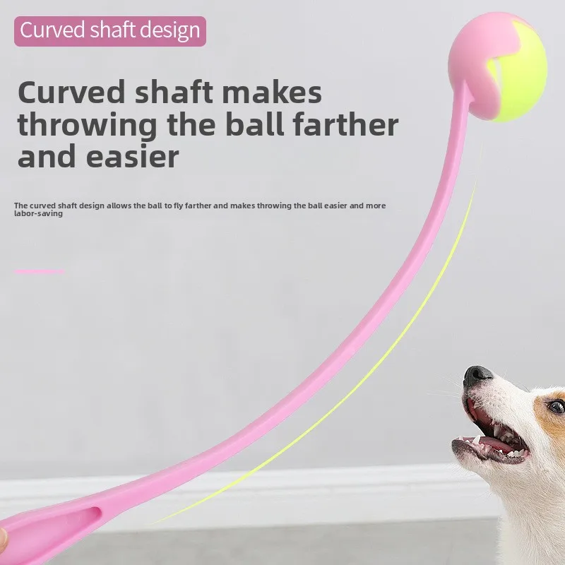 Outdoor Interactive Dog Throwing Toy – Pet Ball Thrower Launcher, Funny Fetch Cue for Dogs 1005012121307043