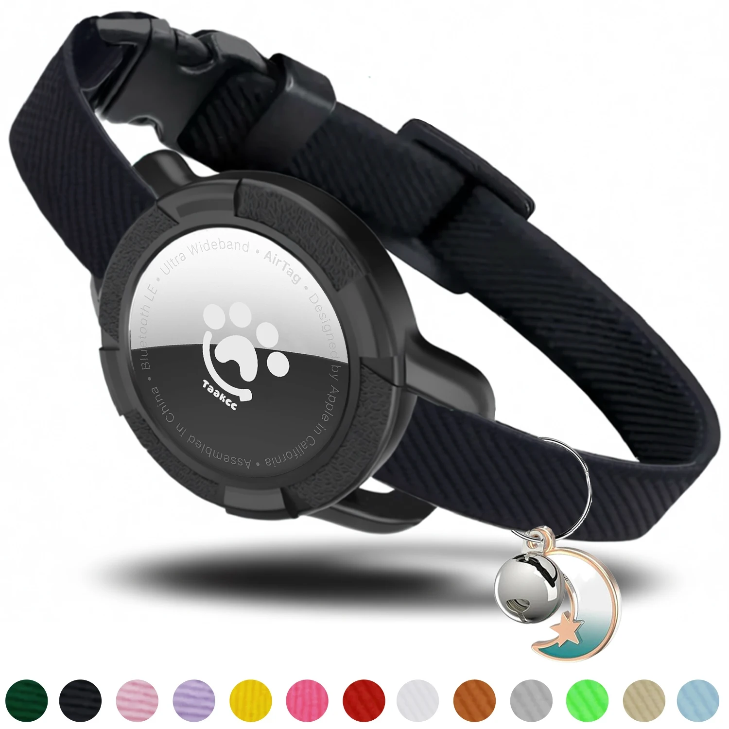 Elastic Safe AirTag Cat Collar 1005012127153304