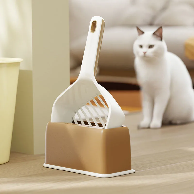 Large Cat Litter Scoop with Storage Holder Wide Shovel Kitty Litter Shovel Sifter for All Cat 1005012129962338