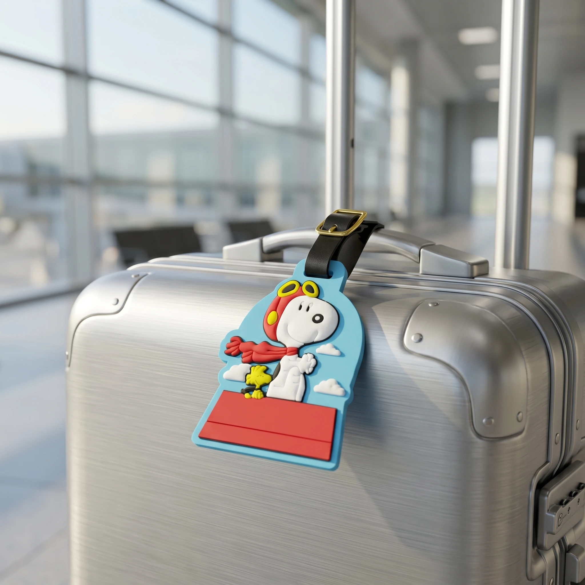 Cartoon Snoopy Family Luggage Dog Tag Silica Suitcase Id Address Holder Luggage Boarding Portable 1005012133712960
