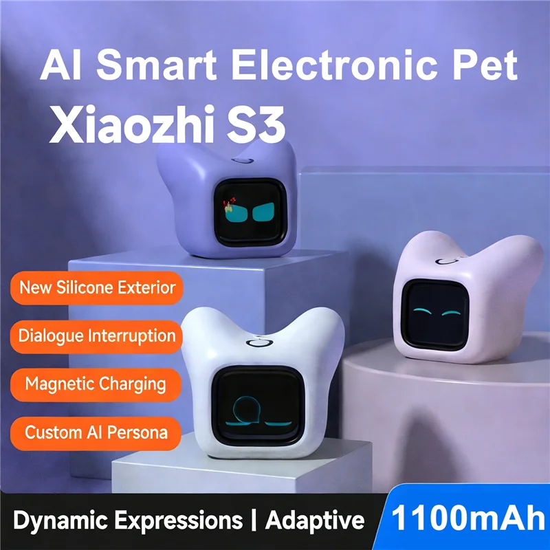 Smart Car AI Robot with Dynamic Emotions, Voice Interaction Cute Pet Robot 1005012134228515