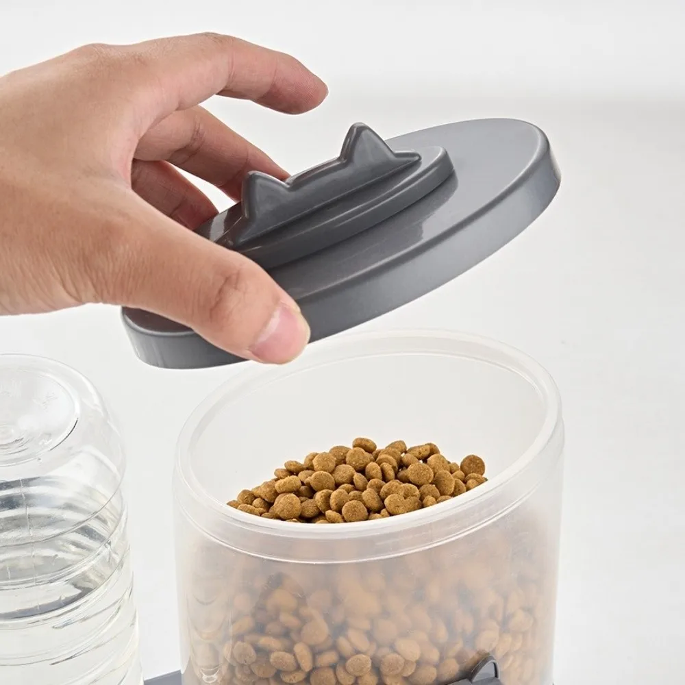 Automatic Pet Food Dispenser Large Capacity 2-in-1 Automatic Pet Feeder Anti-Slip Food Storage 1005012135692040