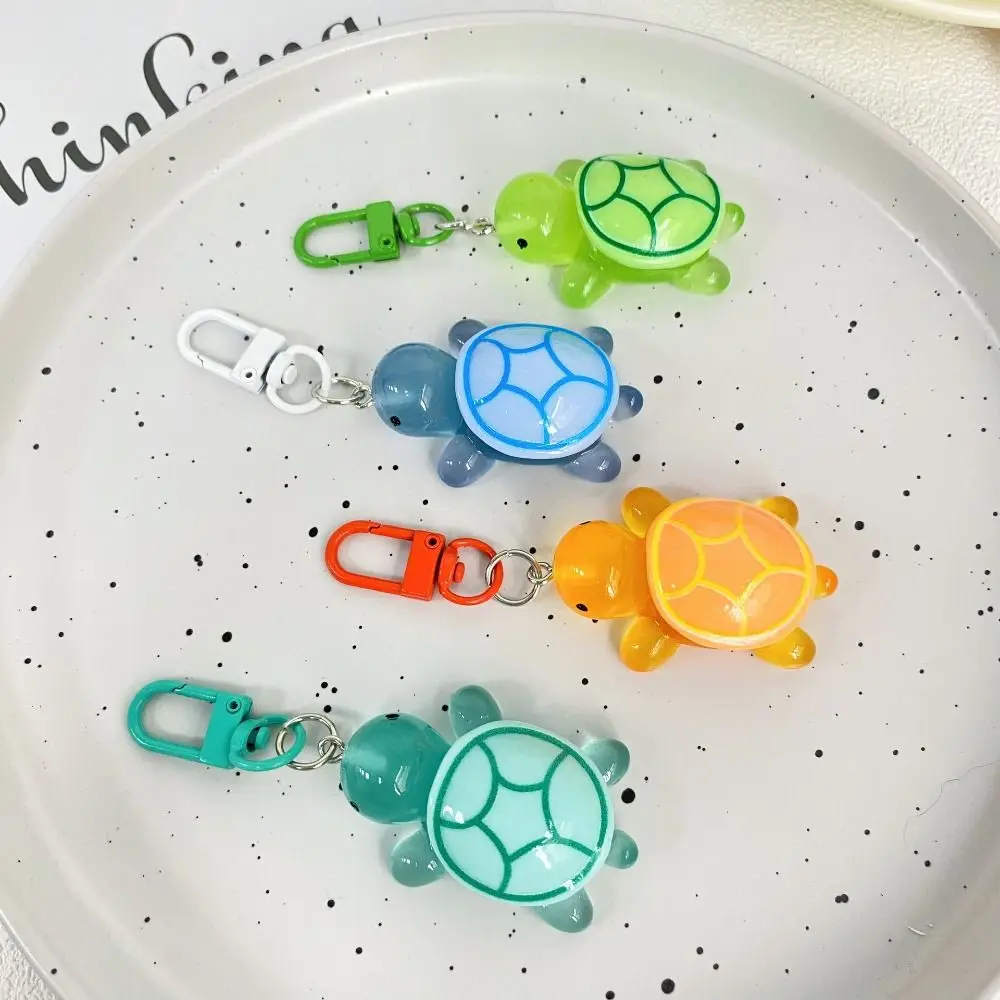 Sea Animal Glow-In-The-Dark Color Turtle Keychain Cute Ins Bag Pendant Accessories Sweet Vintage 1005012138201571