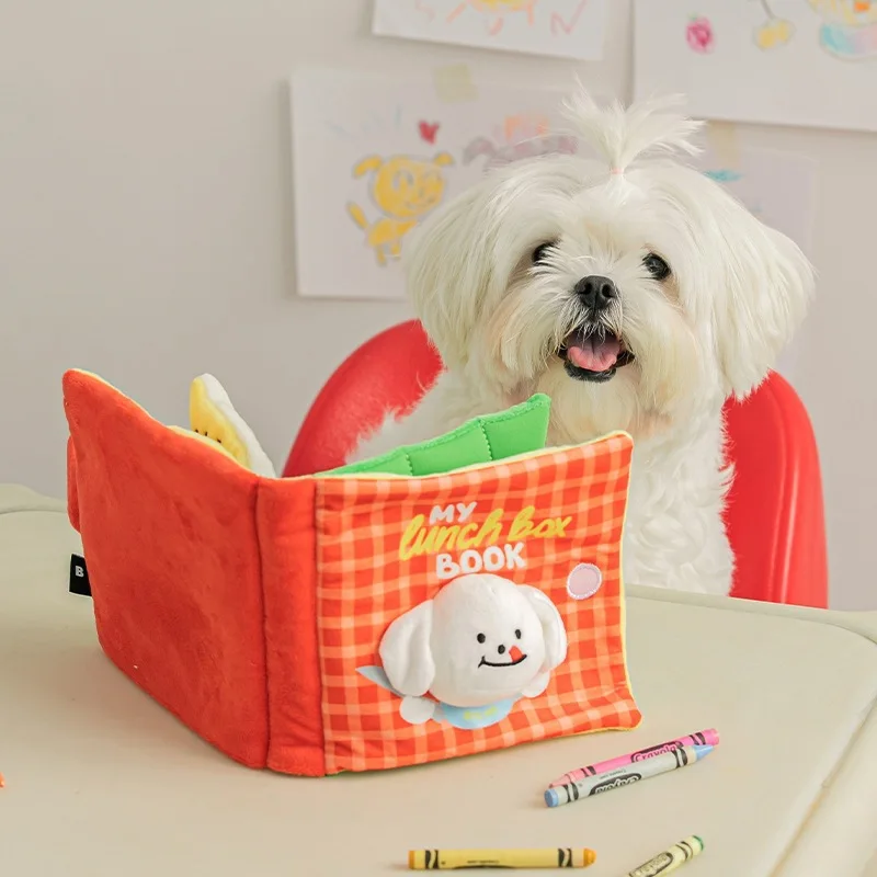 Snuffle Book Dog Toy Interactive Hide & Seek Feeding Mat 1005012141228909