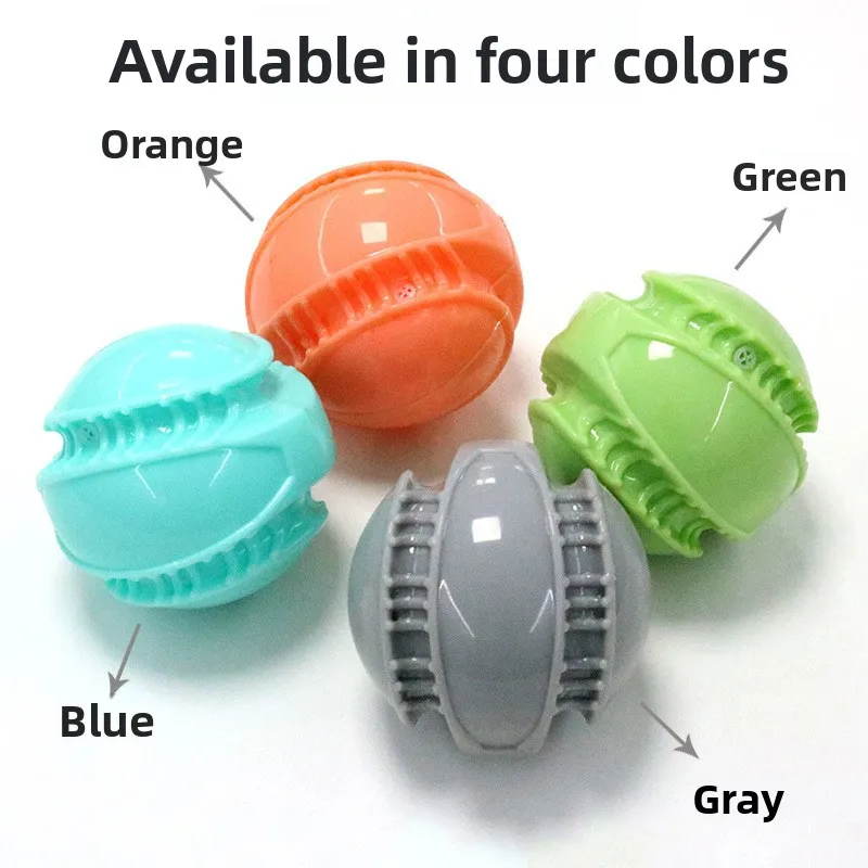 Durable TPR Dog Toy Chew Ball Teeth Cleaning Dental Health Pet Toy Ball for Biting And Playing in 1005012143414225