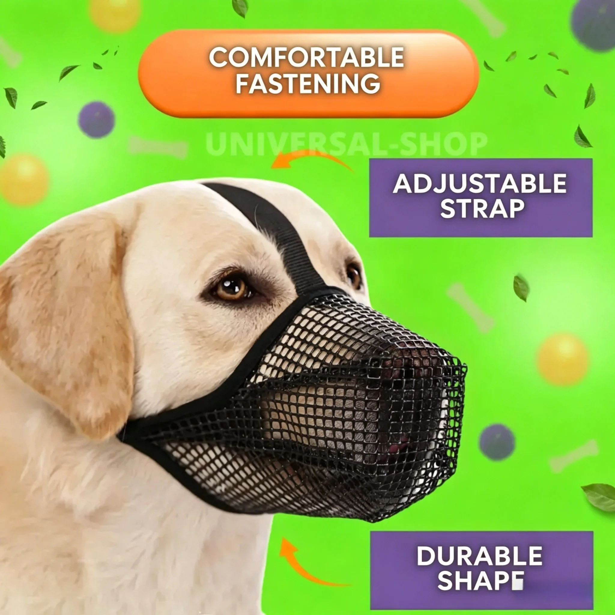 Soft Breathable Dog Muzzle Anti-Barking Anti-Chew Drinkable Adjustable Pet Mouth Cover SML Sizes 1005012143893361