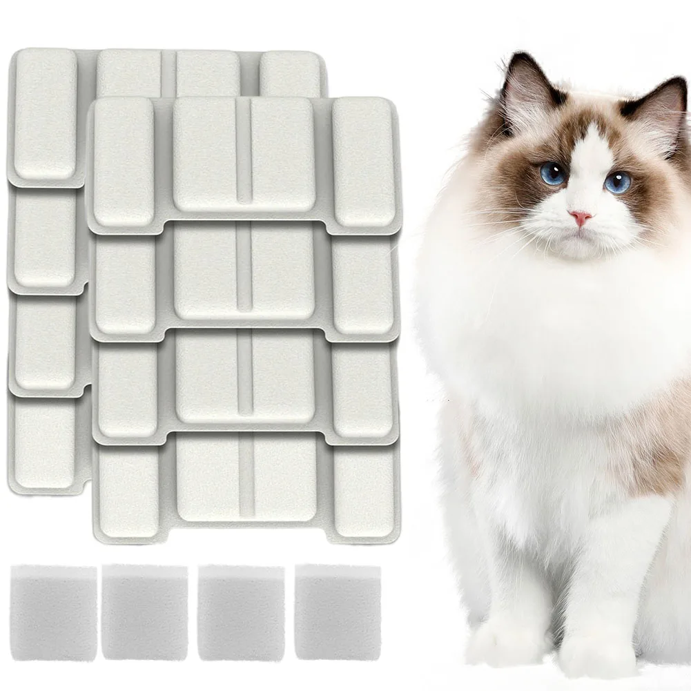 8 Pack Cat Water Fountain Filters Cat/Dog Fountain Filter Replacement Pet Water Fountain 1005012148850470