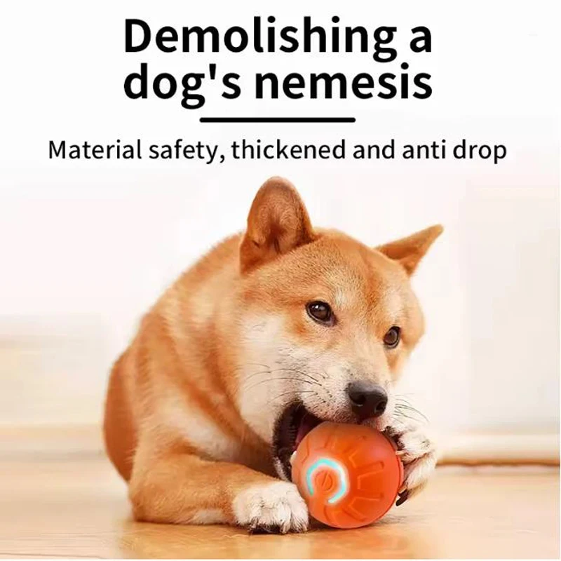 Intelligent Interactive Pet Toy Ball Electronic Automatic Moving Bouncing Ball USB Rechargeable 1005012152766712