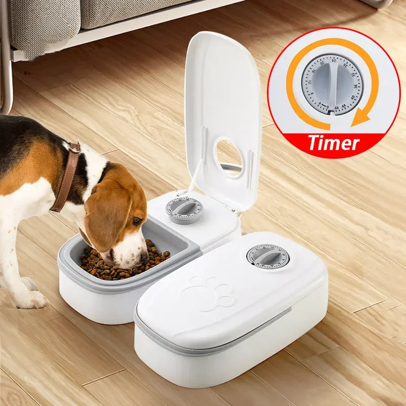 Pet Automatic Timing Feeder Detachable Large Capacity Dog Dry Food Dispenser Smart Food Feeder 1005012160130990