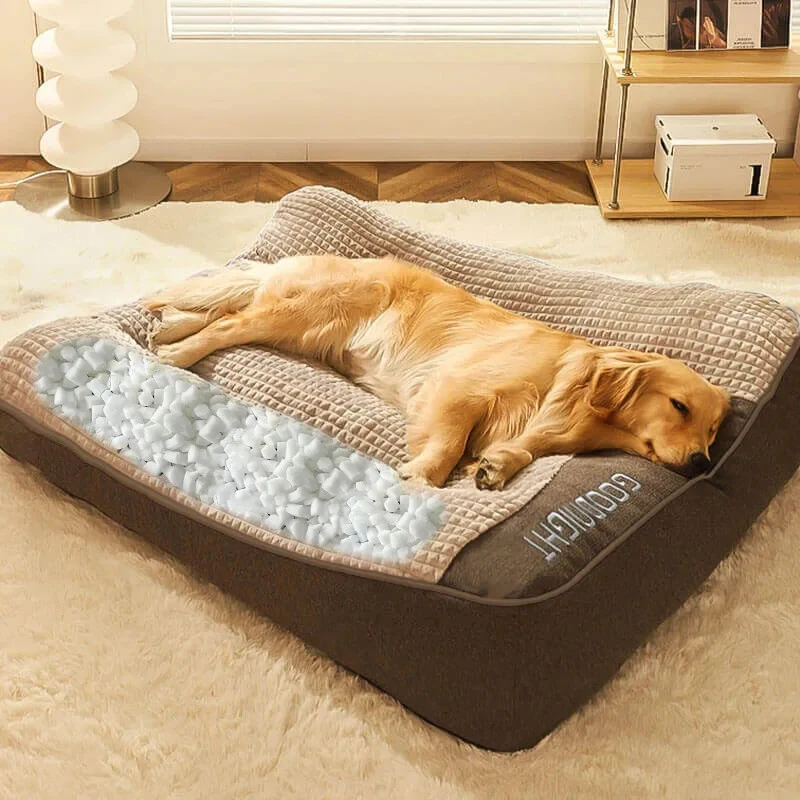 All-Season Large Breed Dog Bed, Removable Washable Pet Mat with Broken Sponge Particles Filling 1005012161041940